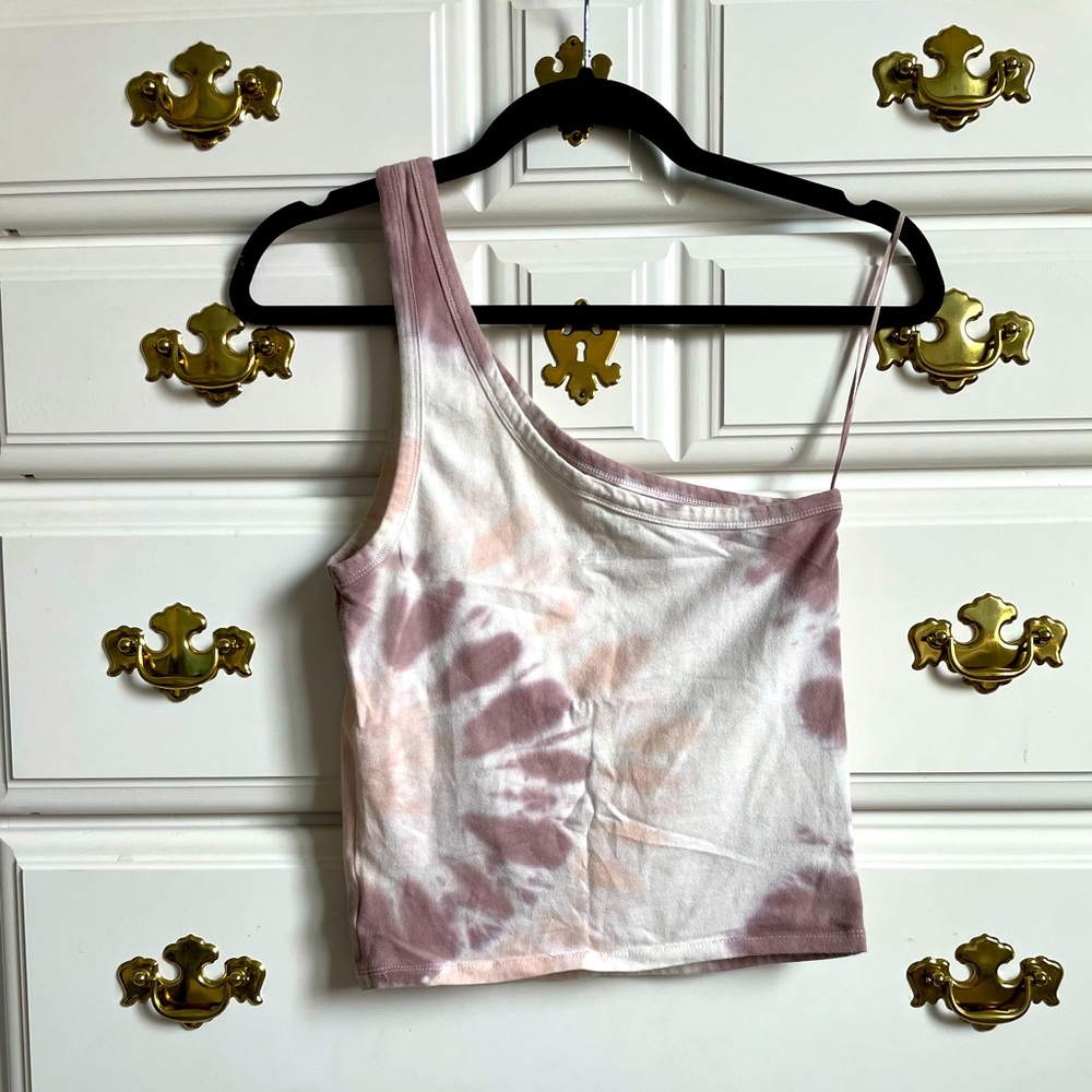 American Eagle One Shoulder Tank Top - Size: Small